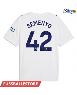 Günstige Manchester City Antoine Semenyo #42 3rd trikot 2026-27 Kurzarm